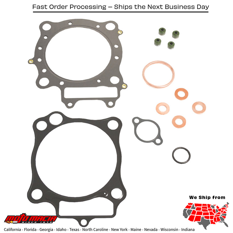 Top End Gasket Kit W/O Valve Cover Gasket Honda Crf450r 2007-2008