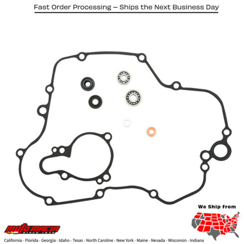 Water Pump Repair Kit W/Bearings Kawasaki Kx125 2003-2005