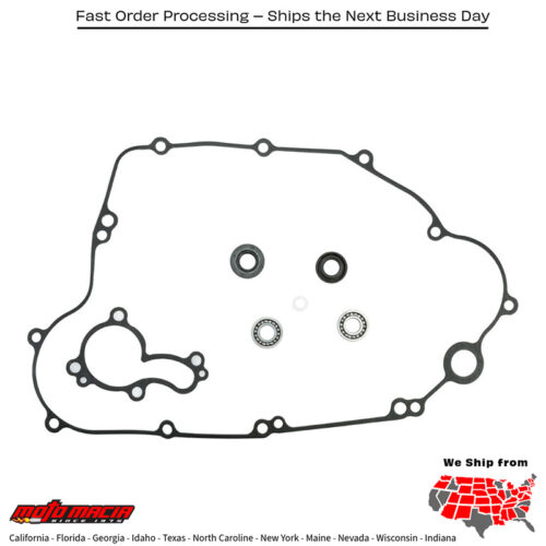 Water Pump Repair Kit W/Bearings Kawasaki Kx450f 2009-2015