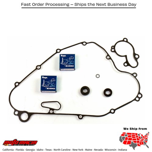 Water Pump Repair Kit W/Bearings Kawasaki Kx450f 2016-2018