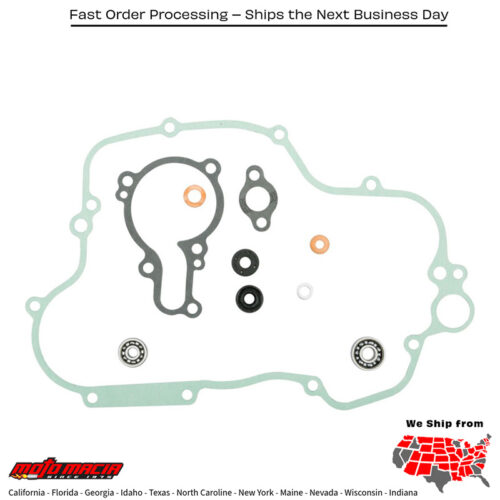 Water Pump Repair Kit W/Bearings Kawasaki Kx125 1994-2002