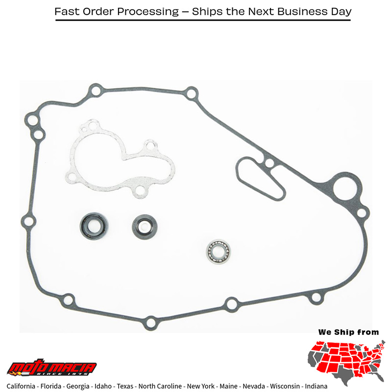 Water Pump Repair Kit W/Bearings Kawasaki Kx450x 2021-2023