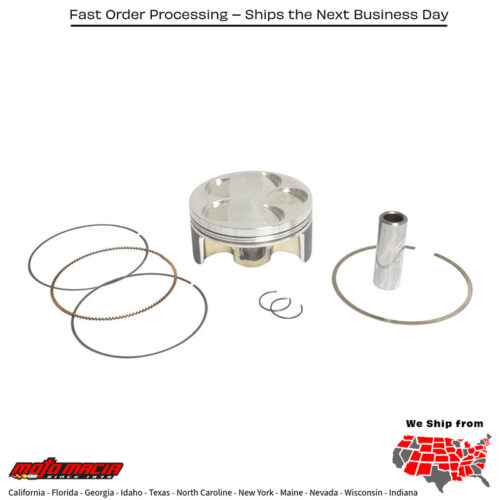 Piston Kit Forged 76.95/Std Yamaha Yz250f 2001-2007 Wr250f 20 more