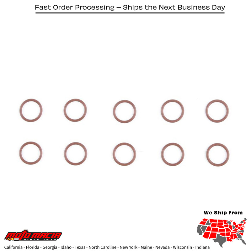 Coolant Manifold O-Ring M8 10pk Oe#11900090 Harley Davidson Flrt Freewheele