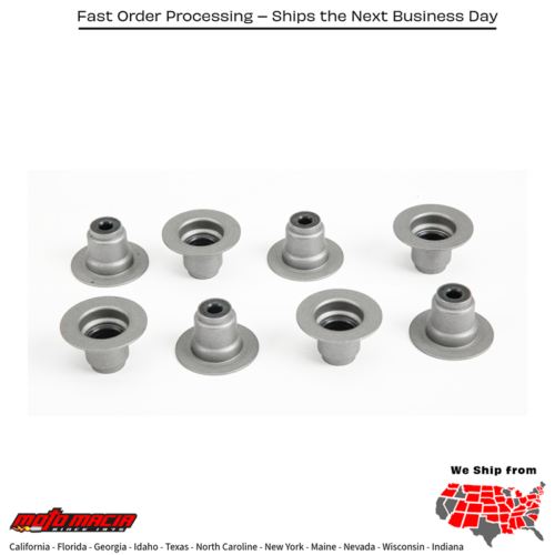 Valve Stem Seal M8 8pk Oe#18100044 Harley Davidson Flrt Freewheeler 2017-20