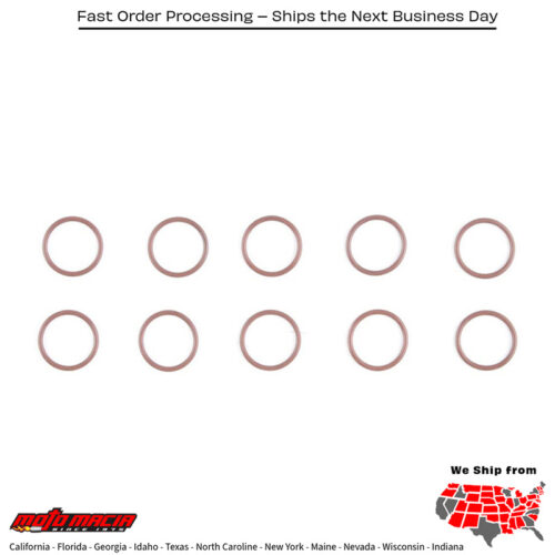 Case Plug O-Ring M8 Liquid Cooled 10pk Oe#11900010 Harley Davidson Flhtkl E