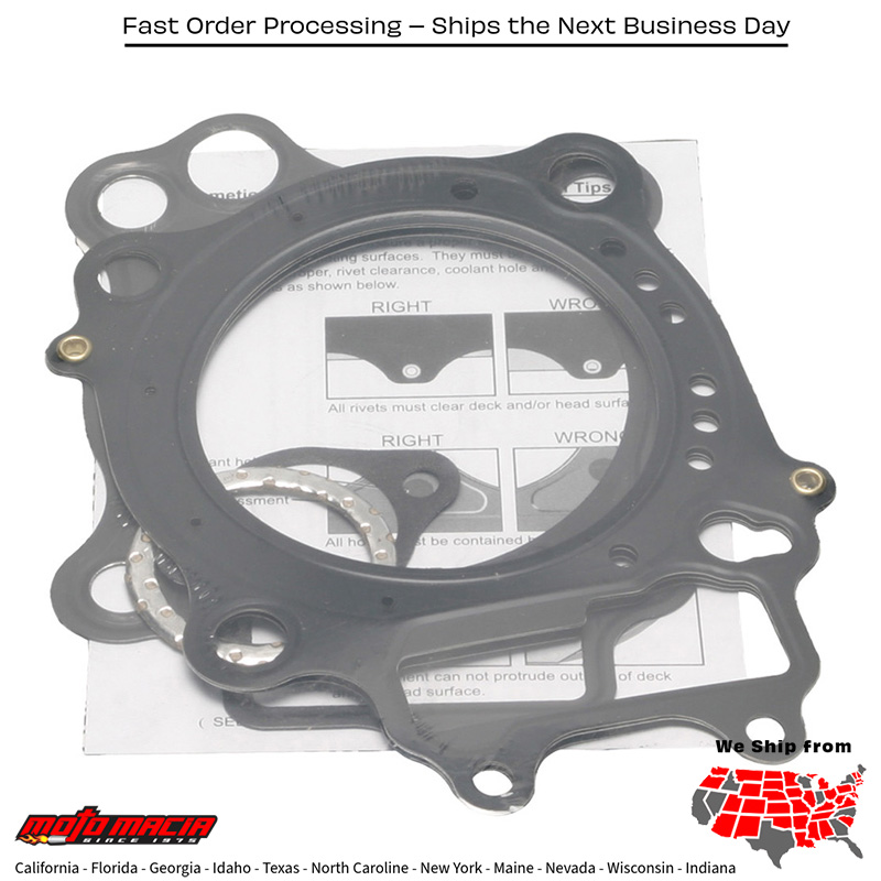 Top End Gasket Kit Honda Crf250r 2004-2009 - Image 2