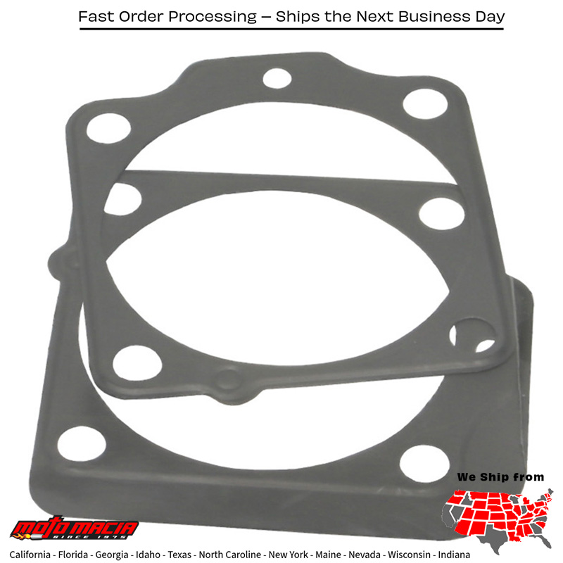 Base Gasket Std Bore Panhead/Shovelhead 2/Pk