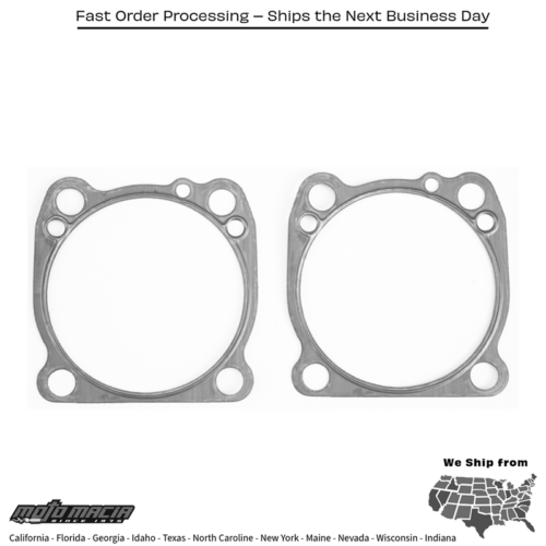 Cylinder Base Gasket Evo Sportster 2/Pk Oe#16774-86e Harley Davidson Xl1200