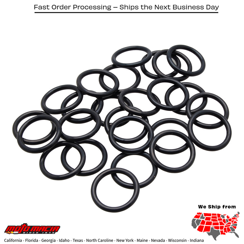 Middle Pushrod Cover O-Ring Twin Cam 25/Pk Oe#11132 Harley Davidson Flrt Fr