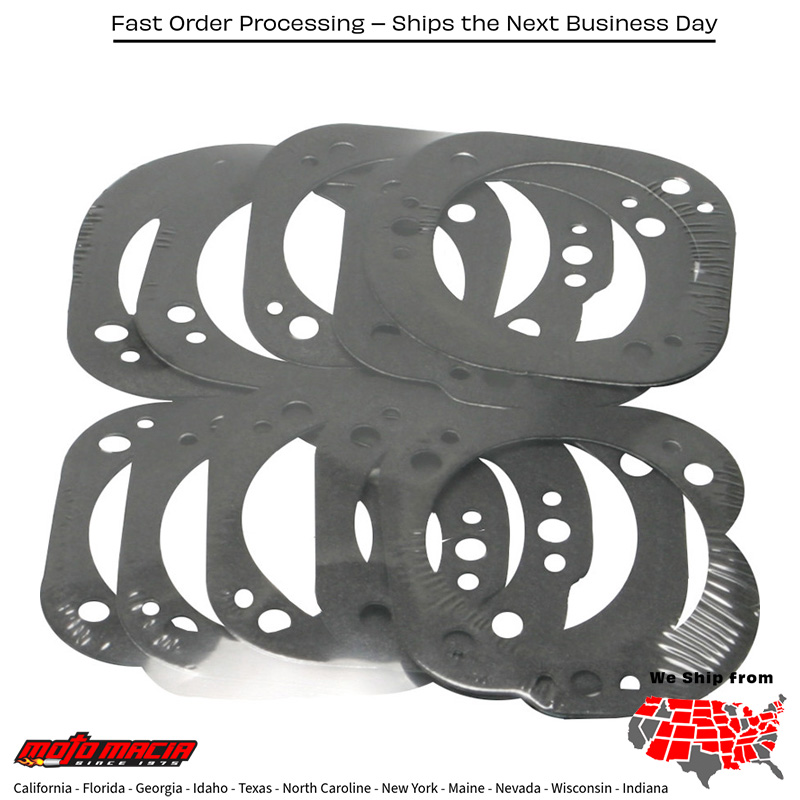 Carb Mount Gskt .060" Twin Cam 10/Pk Oe#29062-95 Harley Davidson Flhr Road