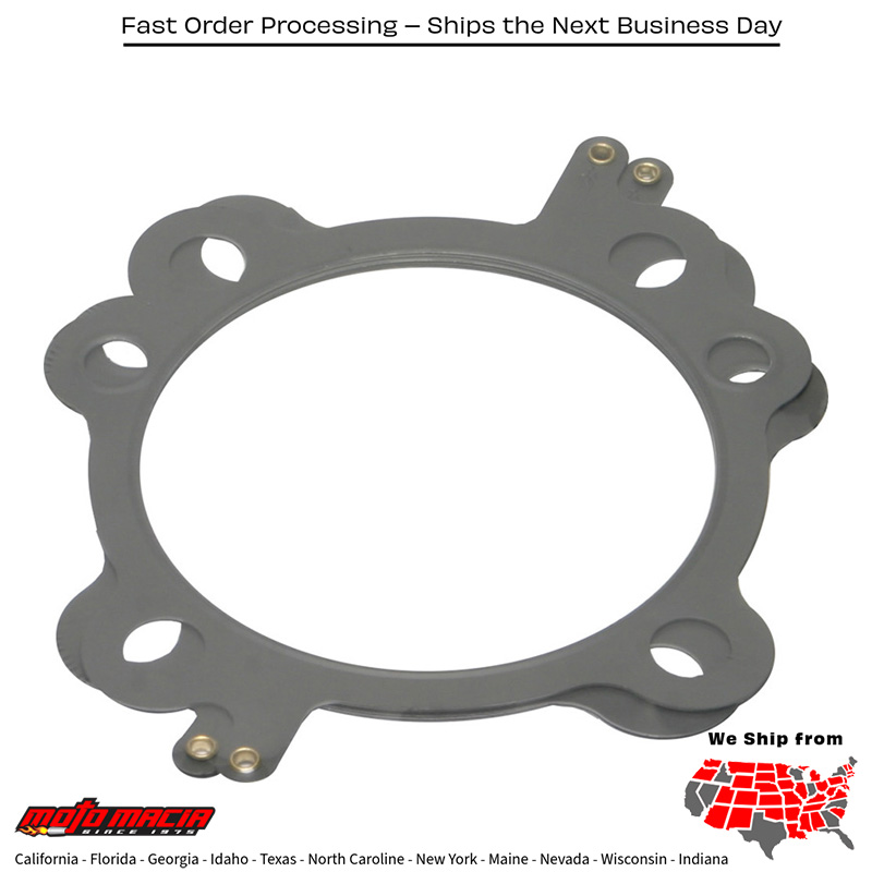 Head Gasket .030" Twin Cam 2/Pk Harley Davidson Flrt Freewheeler 2015-2016