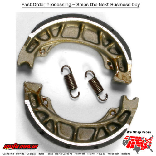 Brake Shoes 303g Grooved Honda Trx90x [Sra] 2009-2013 Ez90 Cub 1991-1