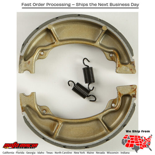 Brake Shoes 318g Grooved Honda Xl600v Transalp 1989-1990 Nx650 Domina