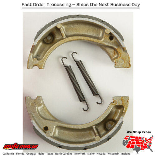 Brake Shoes 323g Grooved Honda Nx250 1988-1990 Xl250r 1982-1987 more