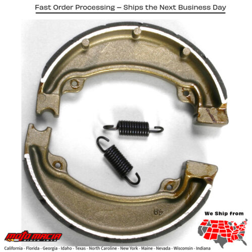 Brake Shoes 330g Grooved Bombardier Ds 50 2002-2006 Quest 50 200