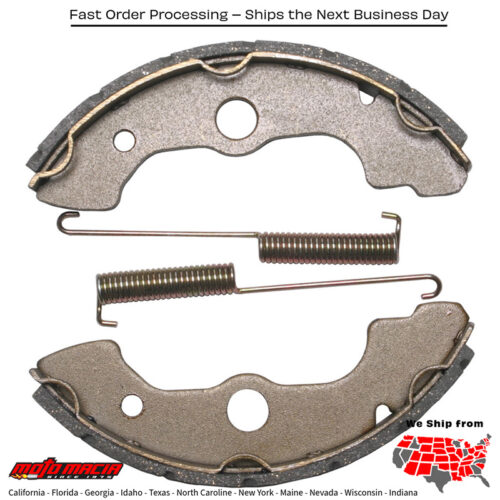 Brake Shoes 347g Grooved Honda Trx500fa Rubicon [Sra] 2001-2004 Honda Trx50