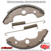 Brake Shoes 347s Plain Honda Trx450fe Foreman Es [Sra] 1998-2001