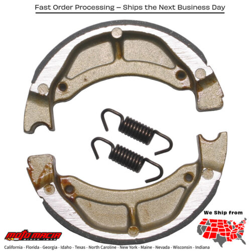 Brake Shoes 502 Plain Suzuki Rm80 1982-1989 Yamaha Tt-R90 2000-2003