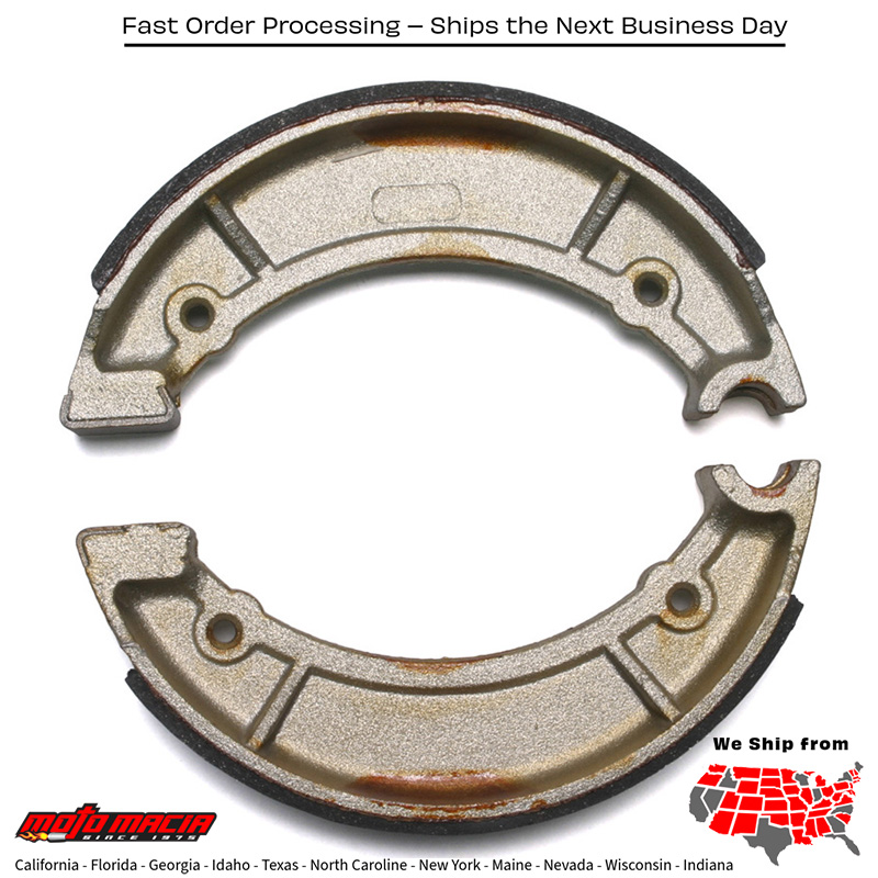 Brake Shoes 513 Plain Yamaha Xs400s Special 1982-1982 Xs400 1980-1982