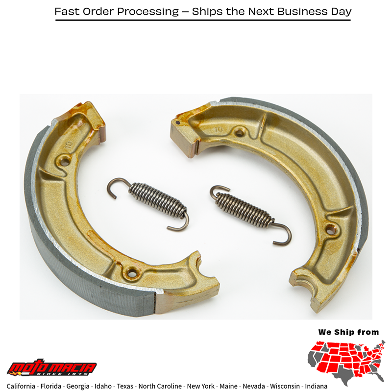 Brake Shoes 516 Plain Yamaha Xj550r Seca 1981-1983 Xs400 Maxim 1982- more