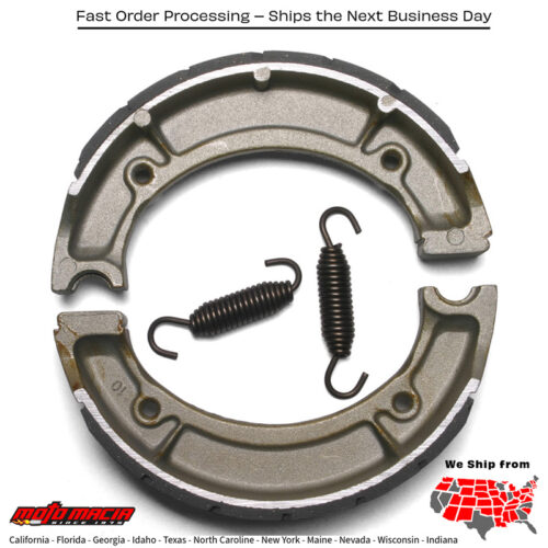 Brake Shoes 516g Grooved Yamaha Xj550r Seca 1981-1983 Xs400 Maxim 19 more