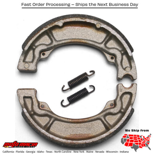 Brake Shoes 517 Plain Yamaha Bw350 1987-1988 It200 1984-1986