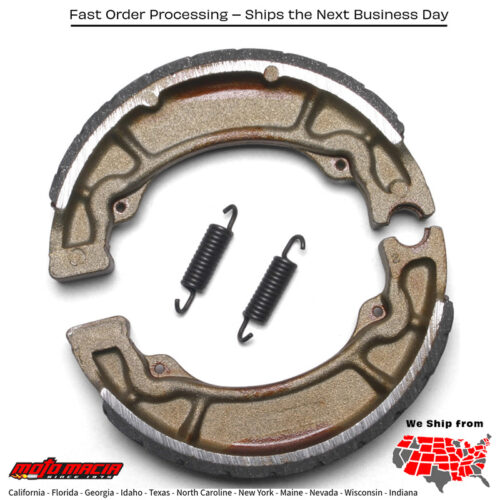 Brake Shoes 517g Grooved Yamaha Bw350 1987-1988 It200 1984-1986