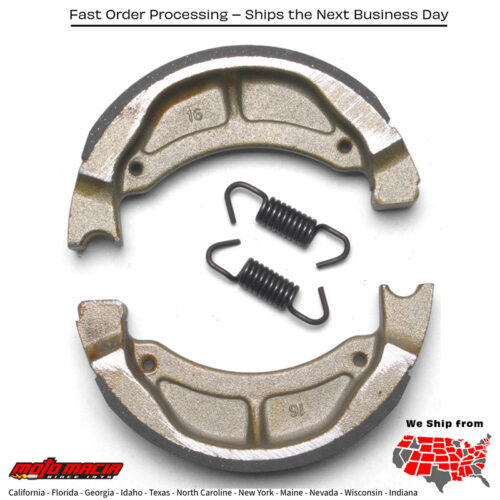 Brake Shoes 519 Plain Yamaha Bw80 1986-1990 Cy50 Jog 1992-2001