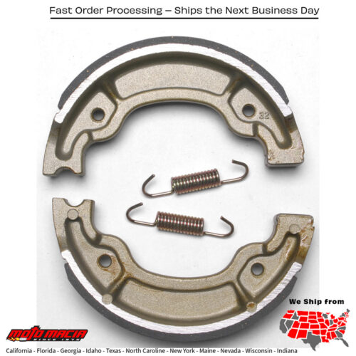 Brake Shoes 527 Plain Yamaha Yfm125g Grizzly [Sra] 2004-2013 Tt-R225
