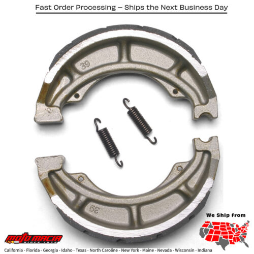 Brake Shoes 602g Grooved Suzuki Dr370 1978-1979 Rm370 1976-1977 more