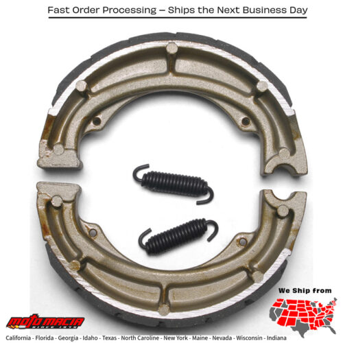 Brake Shoes 605g Grooved Kawasaki Kdx 450 1982-1982 420 1981-1