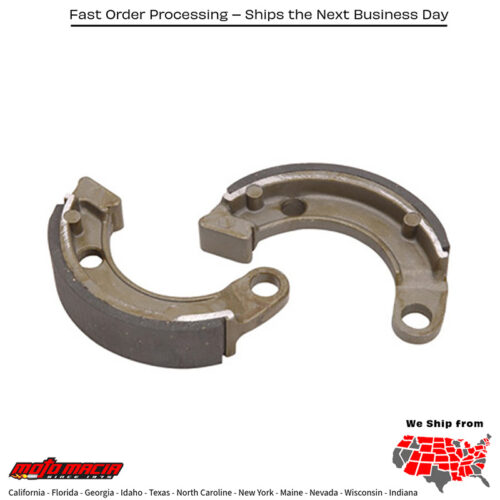 Brake Shoes 615g Grooved Suzuki Rm80 1982-1985
