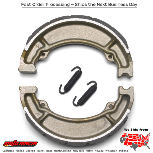Brake Shoes 618g Grooved Kawasaki Kfx 80 2003-2006 Suzuki Lt-Z90 Quadsport