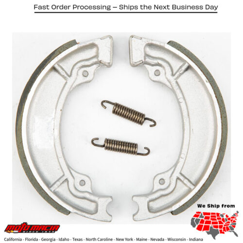 Brake Shoes 619 Plain Suzuki Pe175 1980-1984