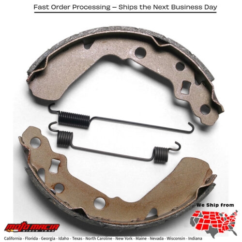 Brake Shoes 636g Grooved Suzuki Lt-F250 Ozark [Sra] 2002-2009 Lt-Z25