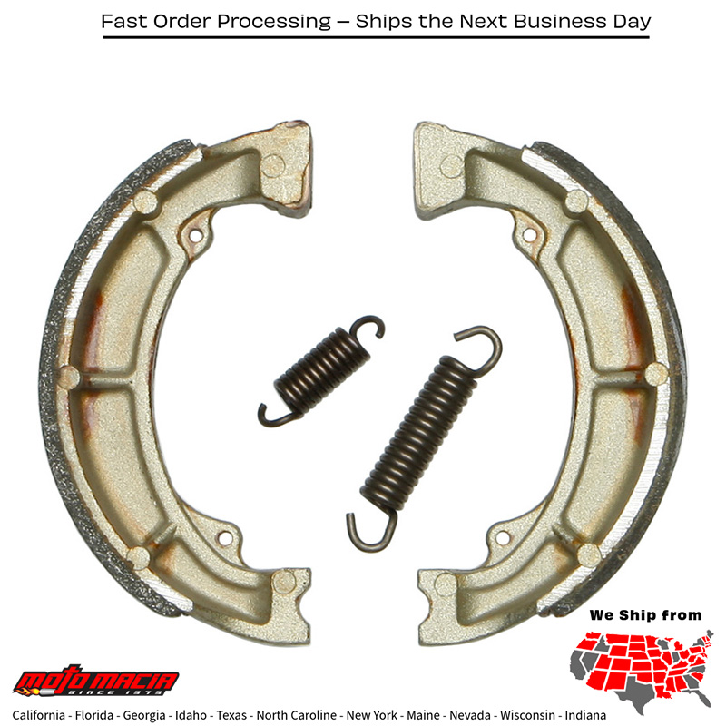 Brake Shoes 704 Plain Kawasaki Kl250 1980-1984 Ke 125 1976-1983 Ka