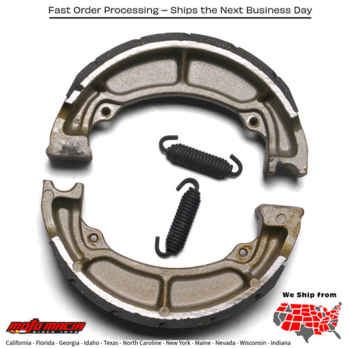 Brake Shoes 705g Grooved Kawasaki Kl250 1978-1980 Kdx 450 1982-198