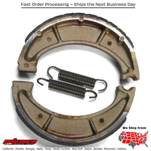 Brake Shoes 802g Grooved Husqvarna Cr125 1986-1986 Wr 125 1982-19
