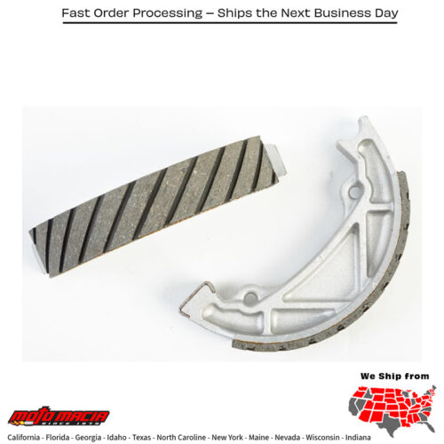 Brake Shoes 811g Grooved Ktm 125 Mx 1983-1983
