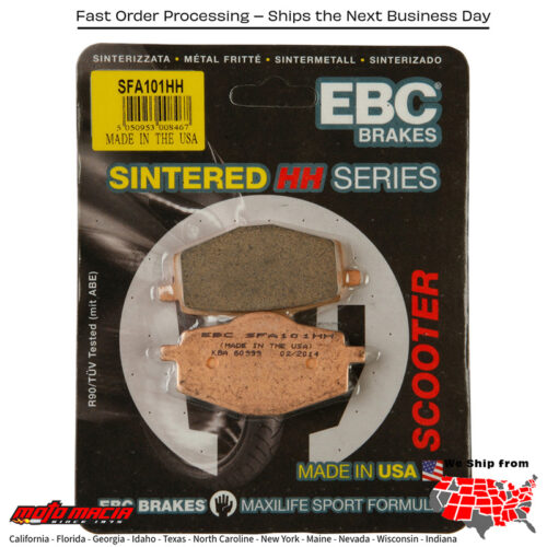 Brake Pads SFA101HH Double-H Sintered Yamaha YJ125 Vino 125 2004-2009