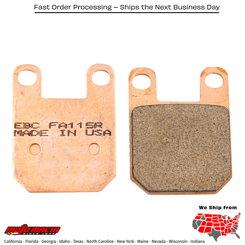 Brake Pads Fa115r Sintered R Series Gas-Gas Pampera 125 1997-1997 M - Image 2