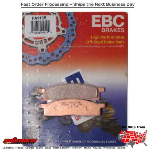 Brake Pads Yamaha Yz80 1986-2001 Yz85 2002-2020 Tt-R125le