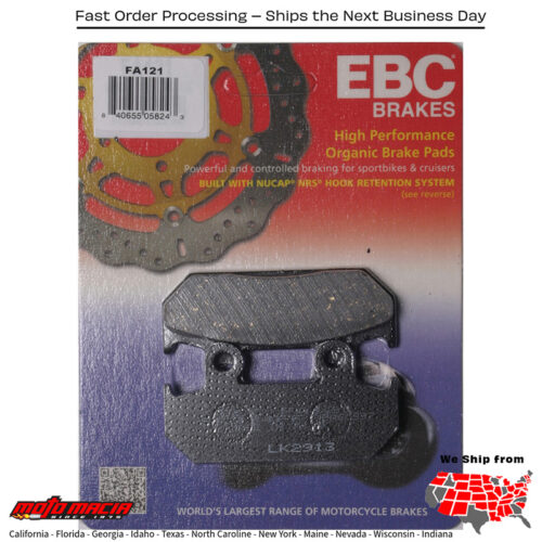 Brake Pads Honda Cbr600f Hurricane 1987-1990