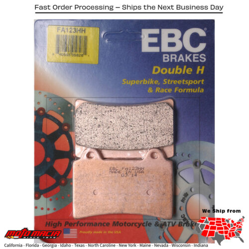 Brake Pads Yamaha Xv17as Road Star S 2008-2013 Xv17at Silv