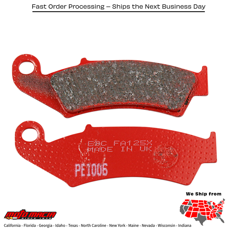 Brake Pads Honda Cr500r 1987-1994 Xr600r 1988-1992 Xr250l 1991- more - Image 2