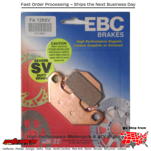 Brake Pads Kawasaki Kef 300 Lakota Sport [Sra] 2001-2003 Ksf250 Mo more