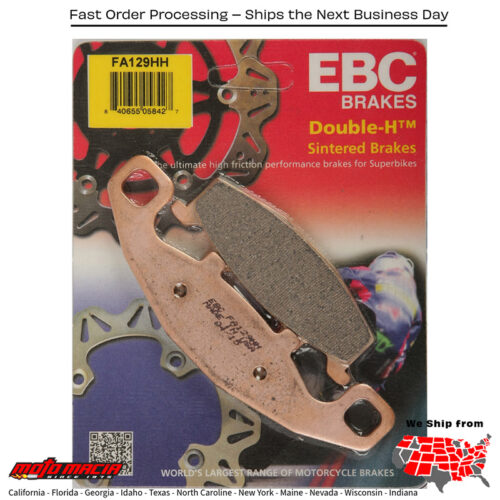 Brake Pads Suzuki Gsx1100g 1991-1993 Vx800 1990-1993 Kawasaki Ex250f