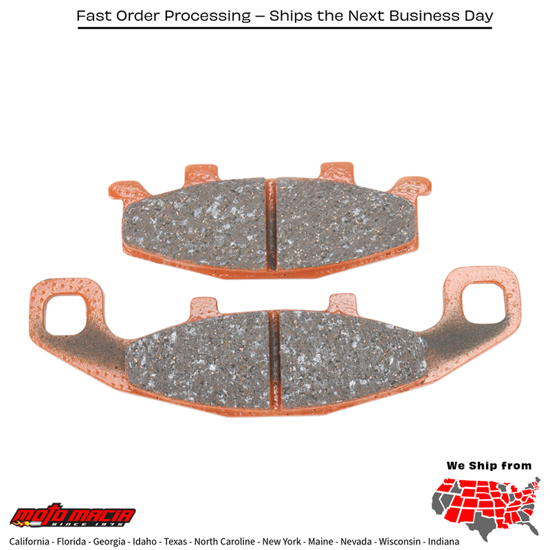 Brake Pads V-Series Kawasaki Ex250f Ninja 250r 1988-2007 Ex500 Ninja - Image 2
