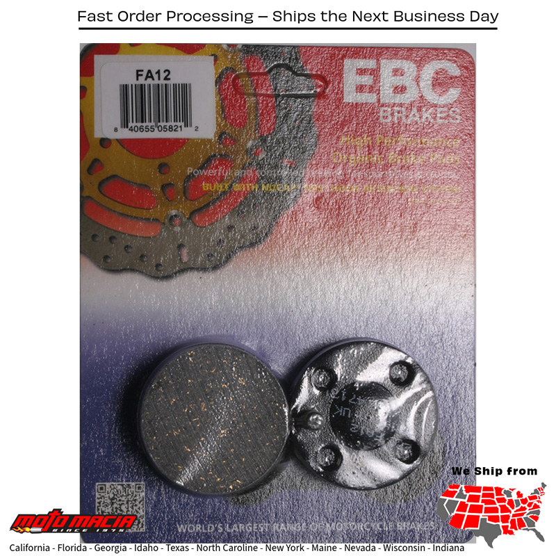Brake Pads Honda Cb750k 1970-1976